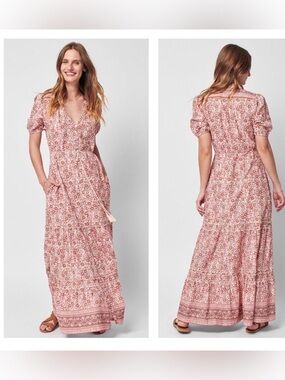 Faherty Orinda Maxi Dress M